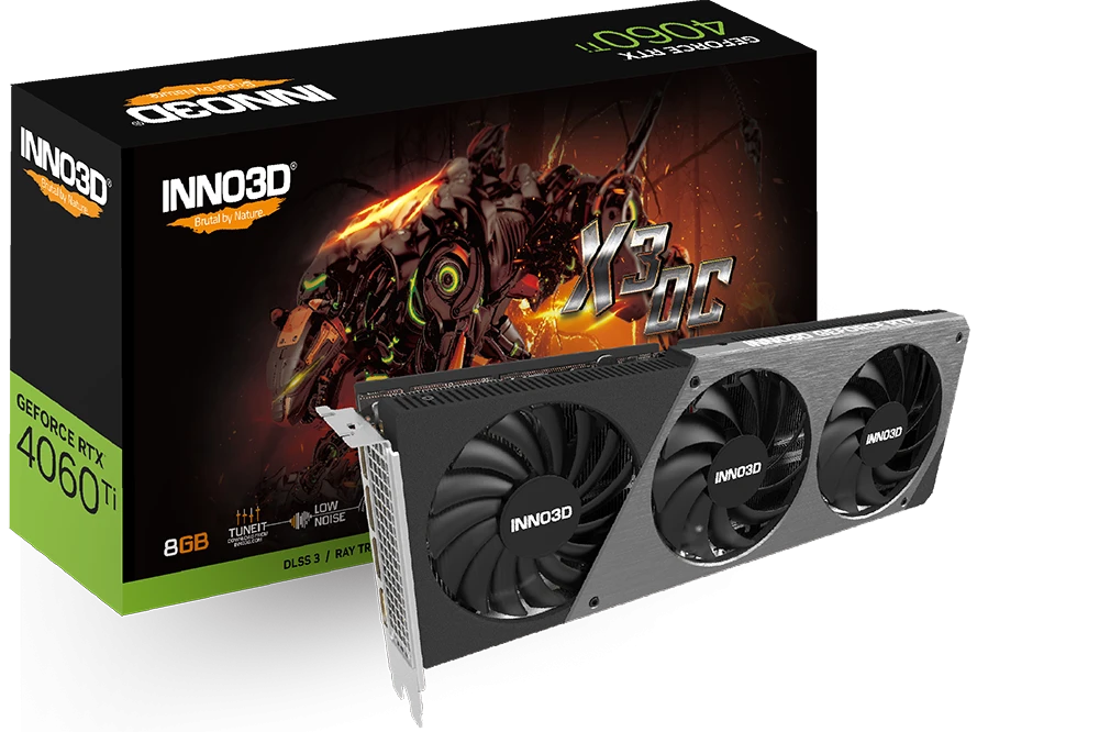 INNO3D GeForce RTX 4060 Ti 8GB X3 OC